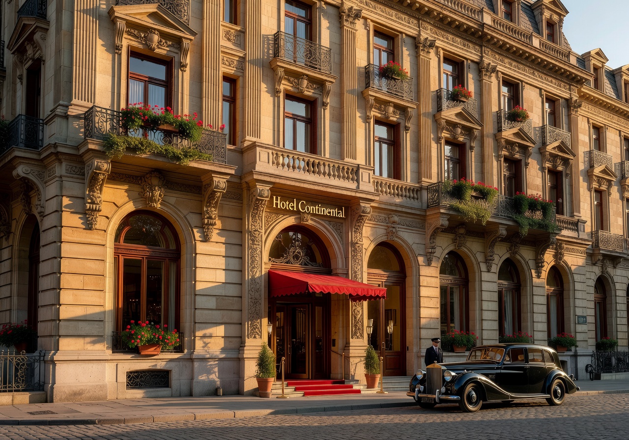 Hotel Continental classic luxury heritage facade